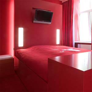 Large double with king bed, and private facilities (shower)